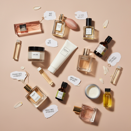 Fragrance Layering - image shows fragrances group together best for layering smells