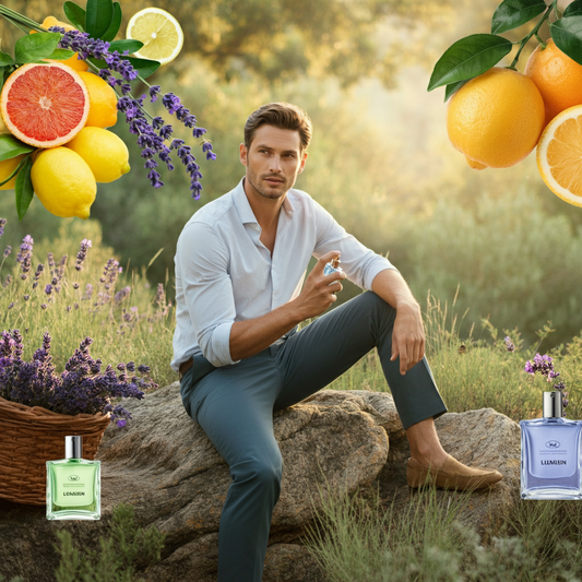 How Scents Affect Mood and Confidence - abstract image of man surrounded by fragrance