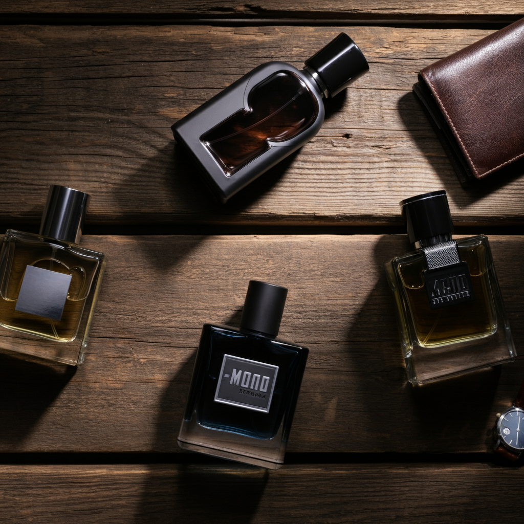 Must-Have Men's Colognes images of mens cologne bottles on table