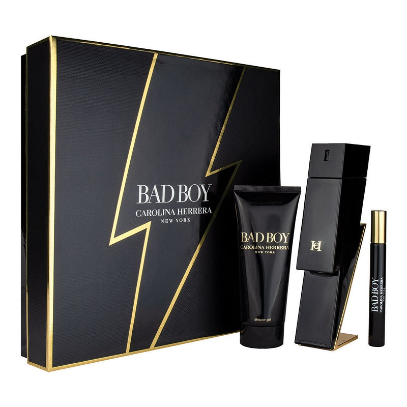 Bad Boy 100ml (3pc-Giftset) Eau de Toilette by Carolina Herrera