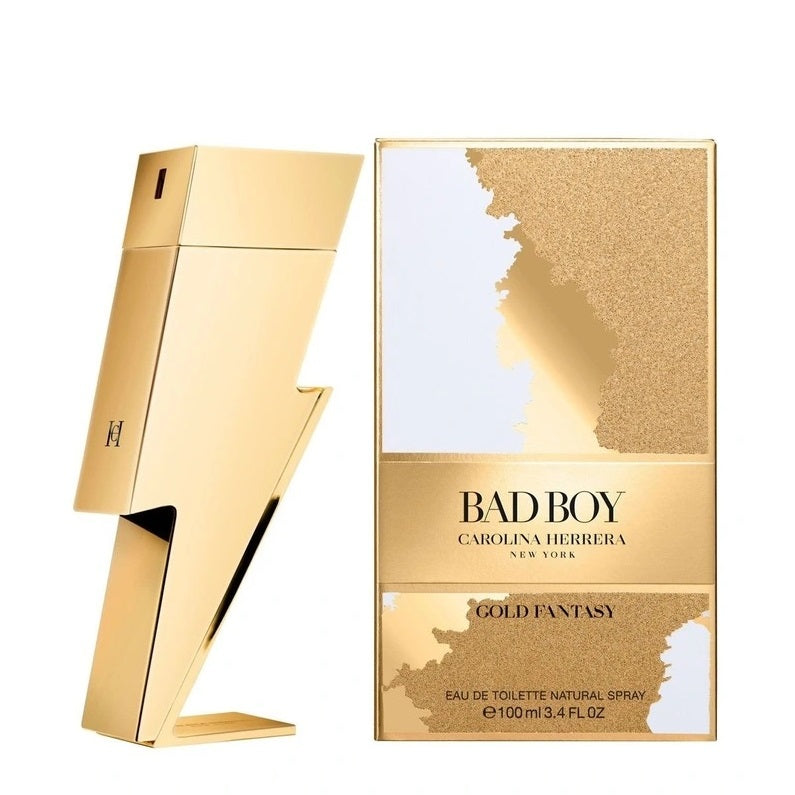 Bad Boy Golden Fantasy (100ml) Eau de Toilette by Carolina Herrera