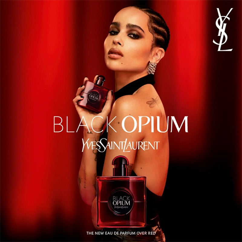 Black Opium Over Red (90ml) Eau de Parfum by Yves Saint Laurent