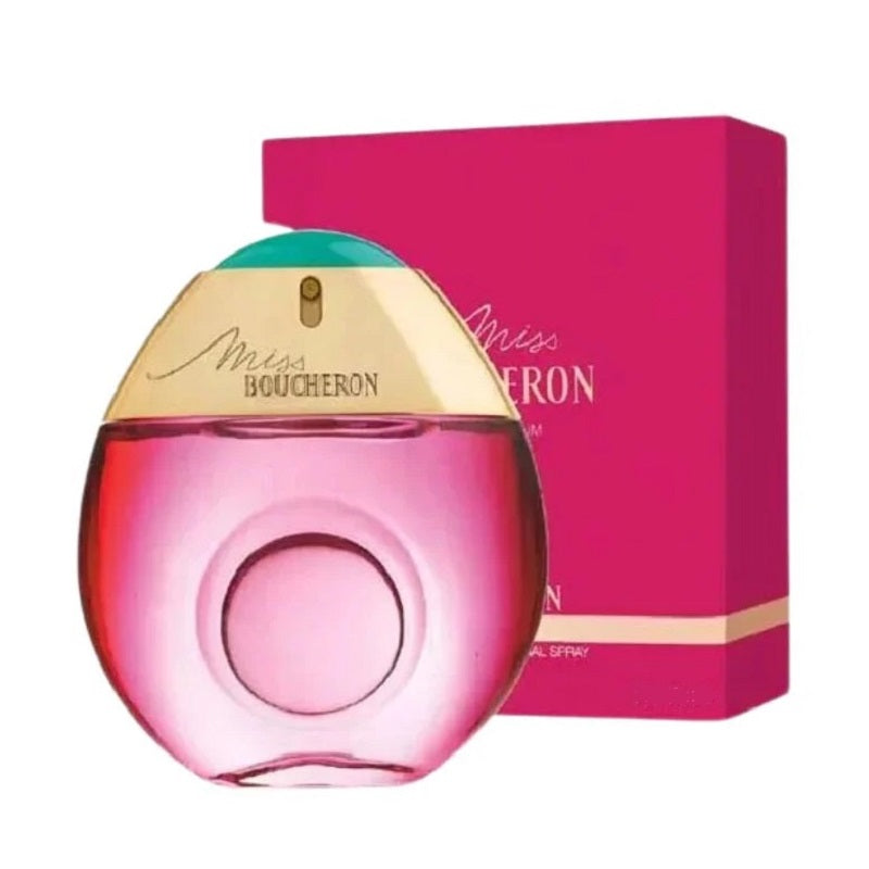 Miss Boucheron 100ml Eau De Parfum Bottle and Packaging.