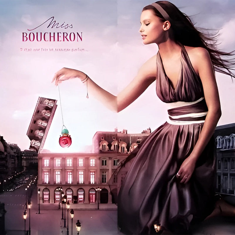 Miss Boucheron 100ml perfume Image with Model