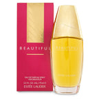Estee Lauder Beautiful Eau de Parfum spray bottle and packaging box.