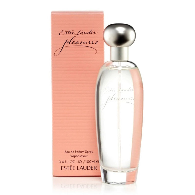 Estee Lauder Pleasures Eau de Parfum bottle and packaging