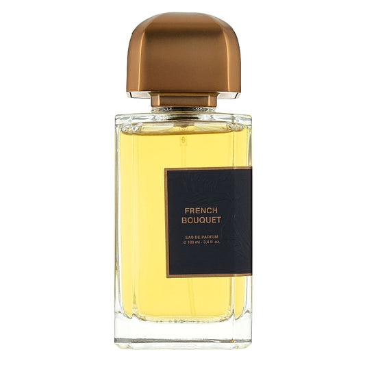 100ml BDK Perfume bottle labeled 'French Bouquet' with a gold cap on a white background