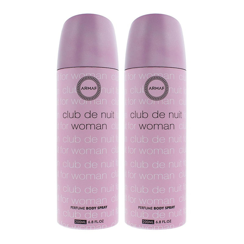 Club de Nuit (2-Pack x 200ml) Women Deodorant spray by Armaf