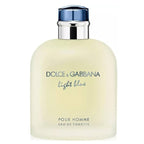 Dolce & Gabbana Light Blue pour Homme eau de toilette bottle on a white background