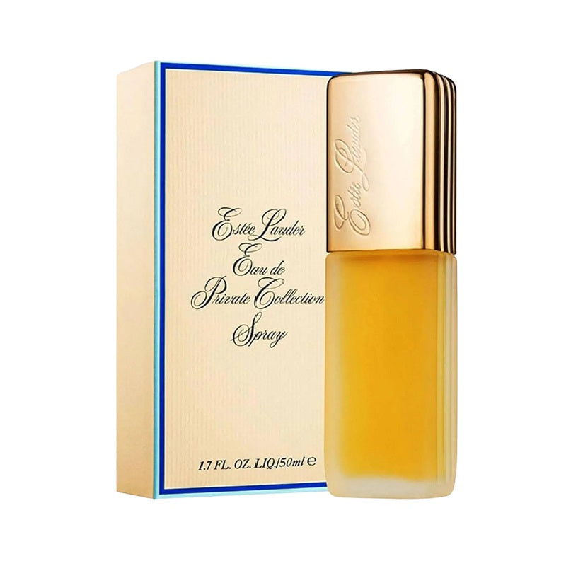Estée Lauder perfume bottle with packaging on a white background