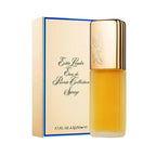 Estée Lauder perfume bottle with packaging on a white background