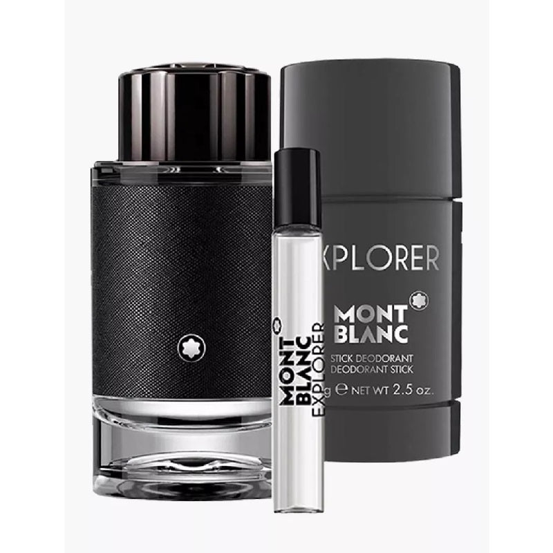 Explorer Men (100ml) 3pc-Gift Set Eau de Parfum by Mont Blanc