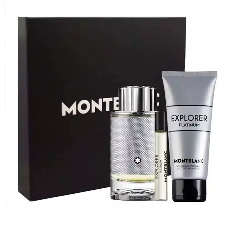 Explorer Platinum Men (100ml) 3pc-Gift set Eau de Parfum by Mont Blanc