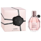 Viktor & Rolf Flowerbomb perfume bottle and packaging on a white background