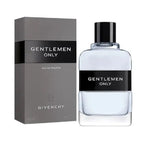 Givenchy 'Gentlemen Only' eau de toilette bottle and packaging on a white background
