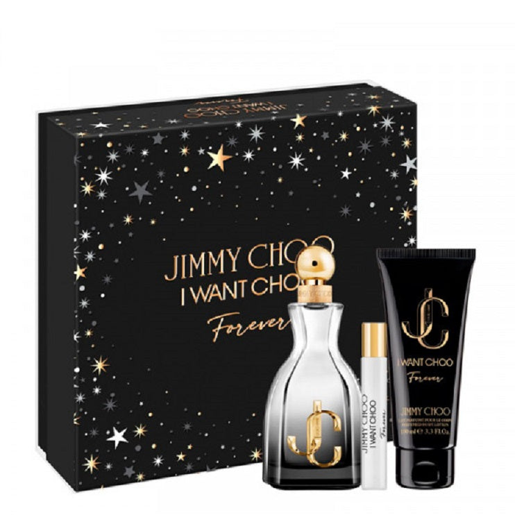 I want Choo Forever (3pc-Gift-Set) 100ml Eau de Parfum by Jimmy Choo