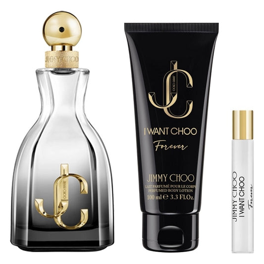 I want Choo Forever (3pc-Gift-Set) 100ml Eau de Parfum by Jimmy Choo