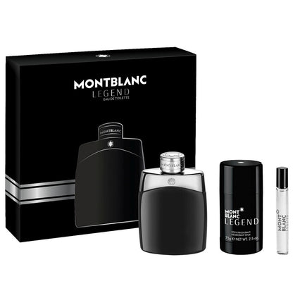 Legend Men (100ml) 3pc-Gift-Set Eau de Toilette by Mont Blanc