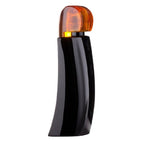 Black and orange警示灯 on a white background