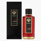 Mancera Red Tobacco Eau de Parfum bottle and packaging on a white background