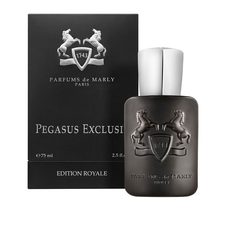 Product image of Pegasus Exclusif 75ml Eau de Parfum by Parfums De Marly, showing the perfume bottle and packaging.
