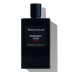 Black Mizensir Perfect Oud perfume bottle on a white background