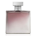 A bottle of Romance Parfum Eau De Parfum by Ralph Lauren with a gradient of purple to clear, labeled with the product name.