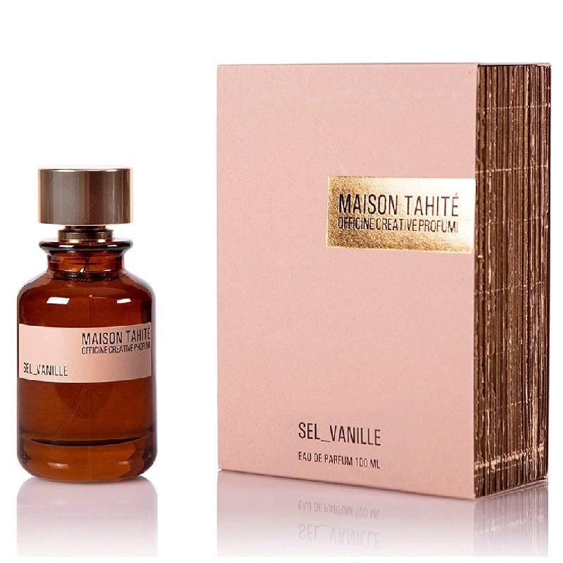 Maison Tahiti Sel Vanille perfume bottle and packaging on a white background