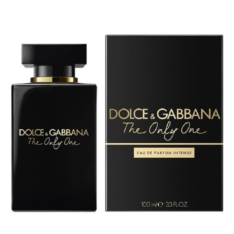 Dolce & Gabbana The Only One perfume bottle and packaging on a white background