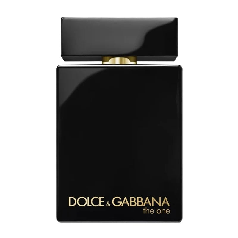 A black bottle of Dolce & Gabbana The One Intense eau de parfum for men.