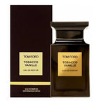 Tom Ford Tobacco Vanille Eau de Parfum bottle and packaging on a white background