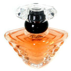 Lancome Tresor perfume bottle on a white background