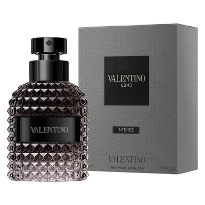 Valentino perfume bottle and packaging on a white background