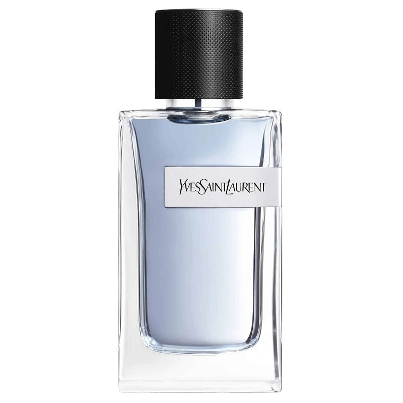 Yves Saint Laurent perfume bottle on a white background