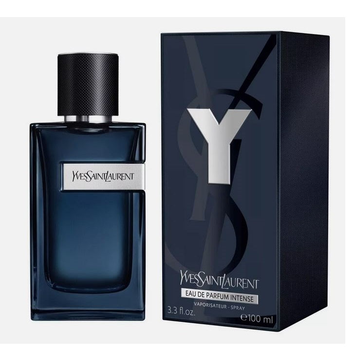 Yves Saint Laurent Eau de Parfum Intense bottle and packaging on a white background