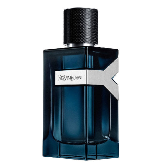 Yves Saint Laurent perfume bottle on a white background