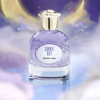 Anna Sui Mystic Luna perfume bottle with a celestial background