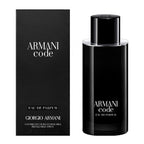 Armani Code Eau de Parfum bottle and packaging on a white background