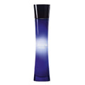 Armani Code perfume bottle on a white background