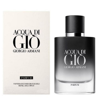 Acqua di Giò by Giorgio Armani perfume bottle and packaging on a white background