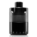 A black bottle of Azzaro Eau de Parfum with a textured design and the brand name visible.