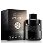 Azzaro The Most Wanted men's eau de parfum intense bottle and packaging