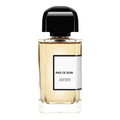 A glass bottle of 'Pas Ce Soir' eau de parfum with a black cap and a white label displaying the product name and fragrance type.