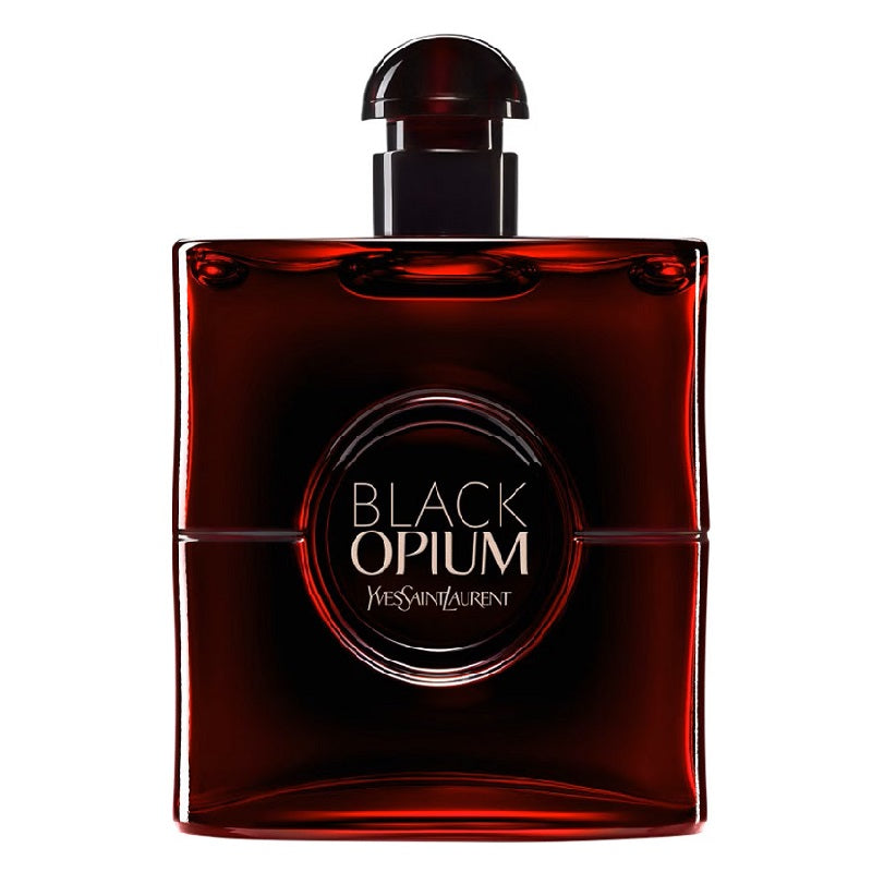 Yves Saint Laurent Black Opium perfume bottle on a white background
