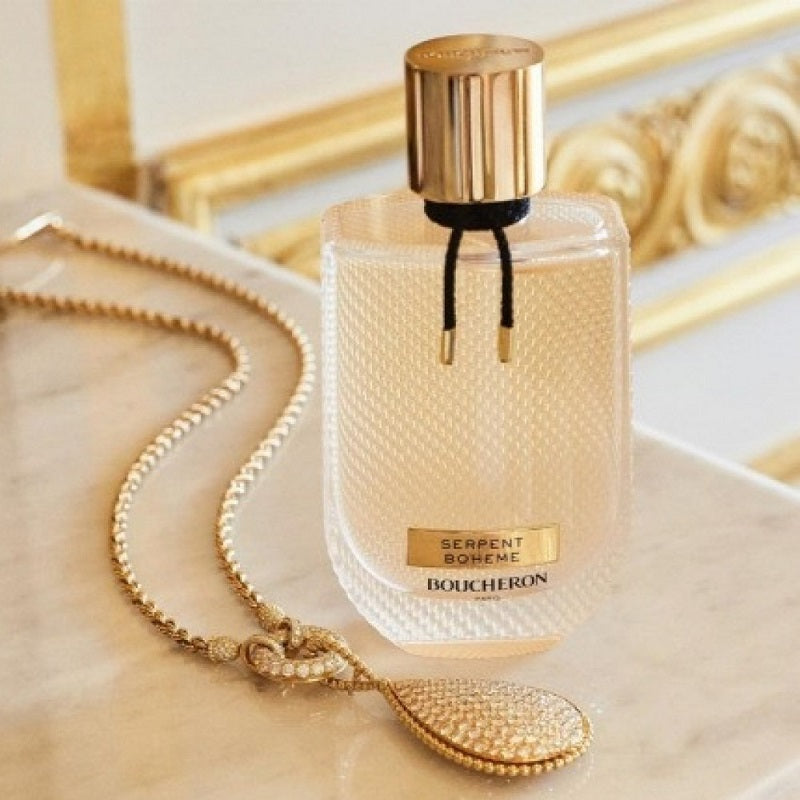 Boucheron Serpent Bohème in an elegant, luminous setting