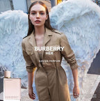 Burberry Her 50ml Eau de Parfum lifestyle image inspired by vibrant London streets and contemporary British luxury.