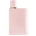Burberry Her Elixir Intense eau de parfum spray bottle, pink with a gold cap, displaying the brand name 'Burberry' on the front.