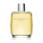 Bottle of Burberry Classic for men Eau de Toilette with a clear, yellowish liquid visible and the brand name 'Burberry' displayed on the label.