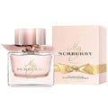 Burberry My Blush perfume bottle and packaging on a white background