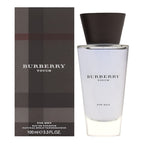 Burberry Touch for Men perfume bottle and packaging on a white background